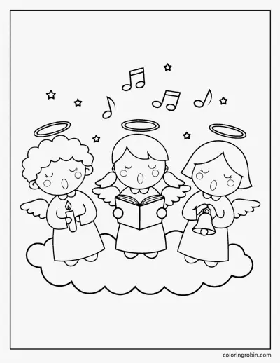 Choir of Little Angels coloring page