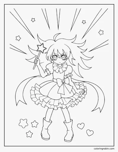 Magical Girl coloring page
