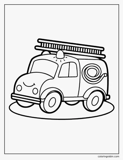 Fire Truck coloring page