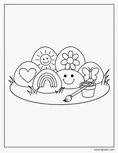 Kindness Rocks coloring page