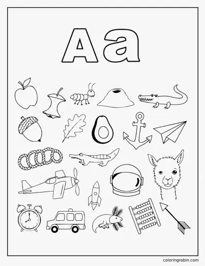 A Doodle Page coloring page