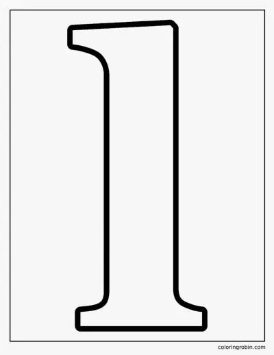 Big Lowercase L coloring page