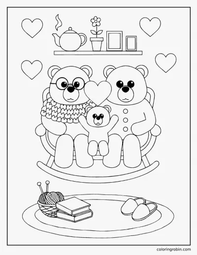 Grandparents Day coloring page