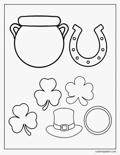 Lucky Templates coloring page