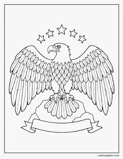 Bald Eagle coloring page