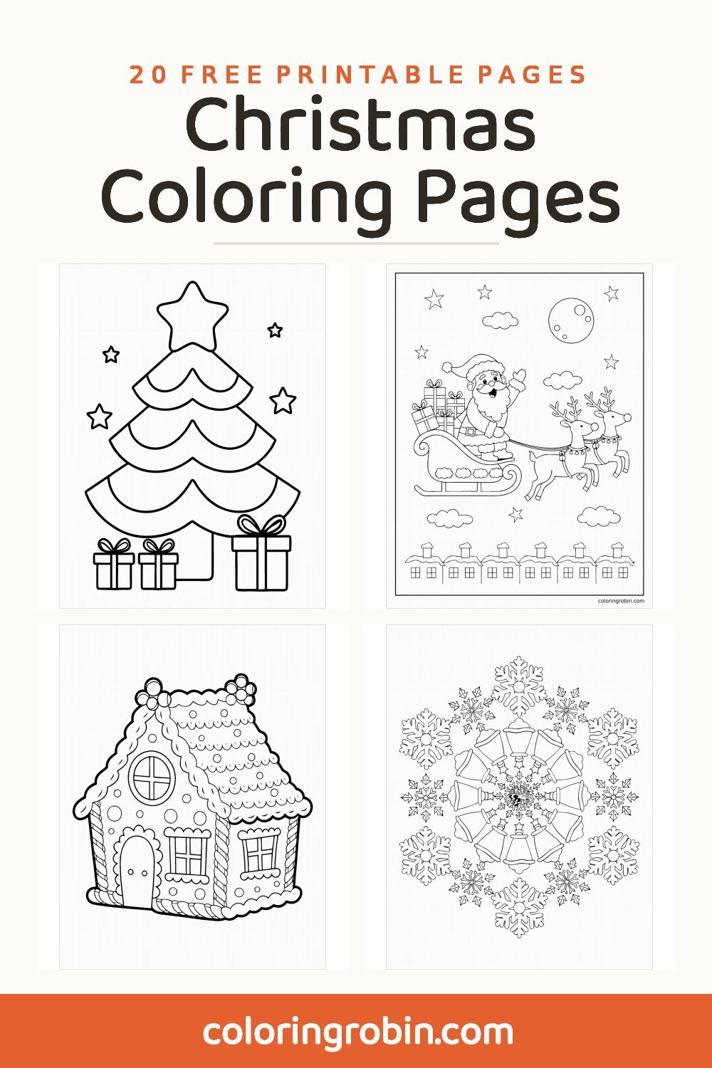 Christmas Coloring Pages — free printable set