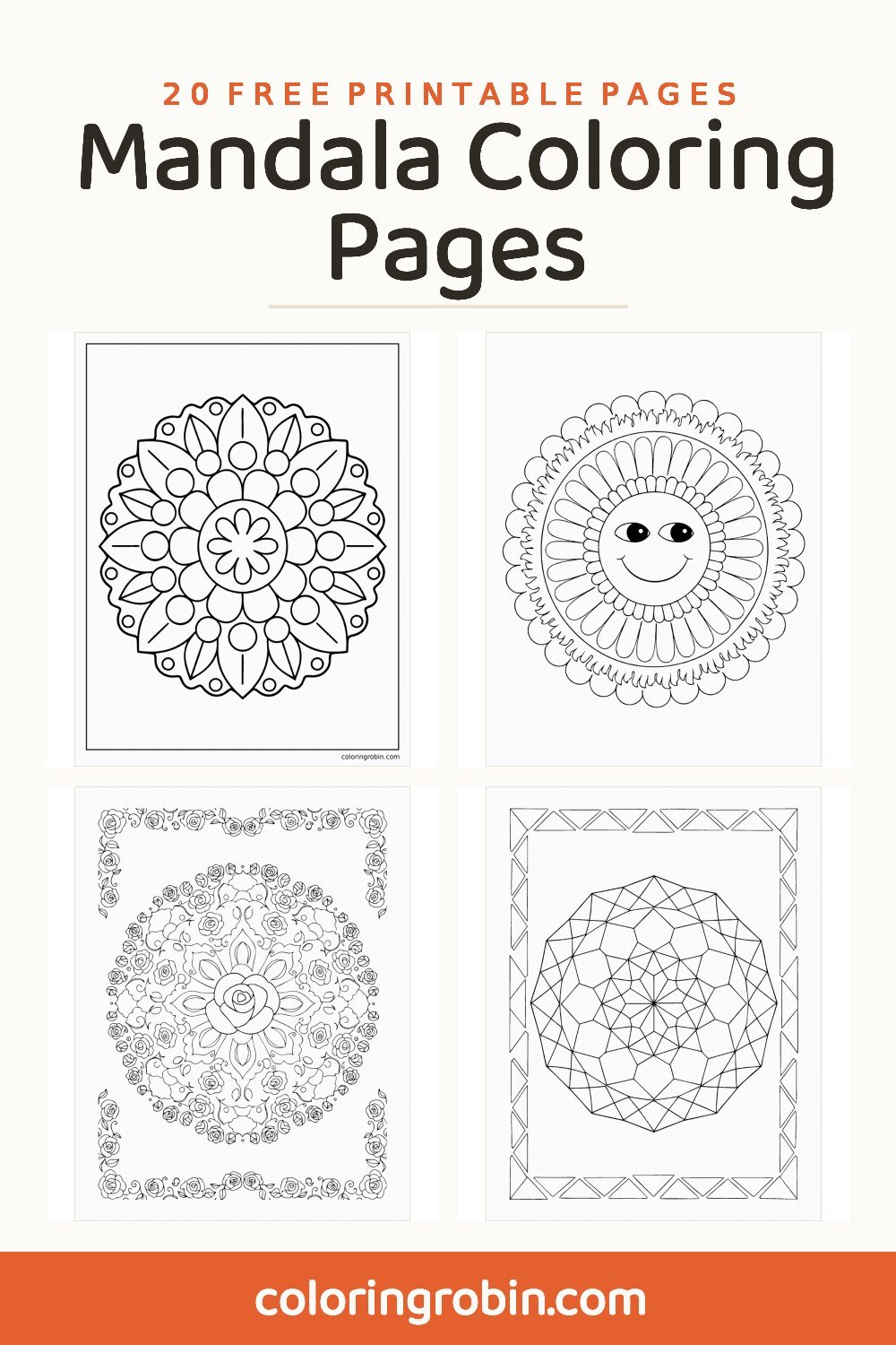 Mandala Coloring Pages — free printable set